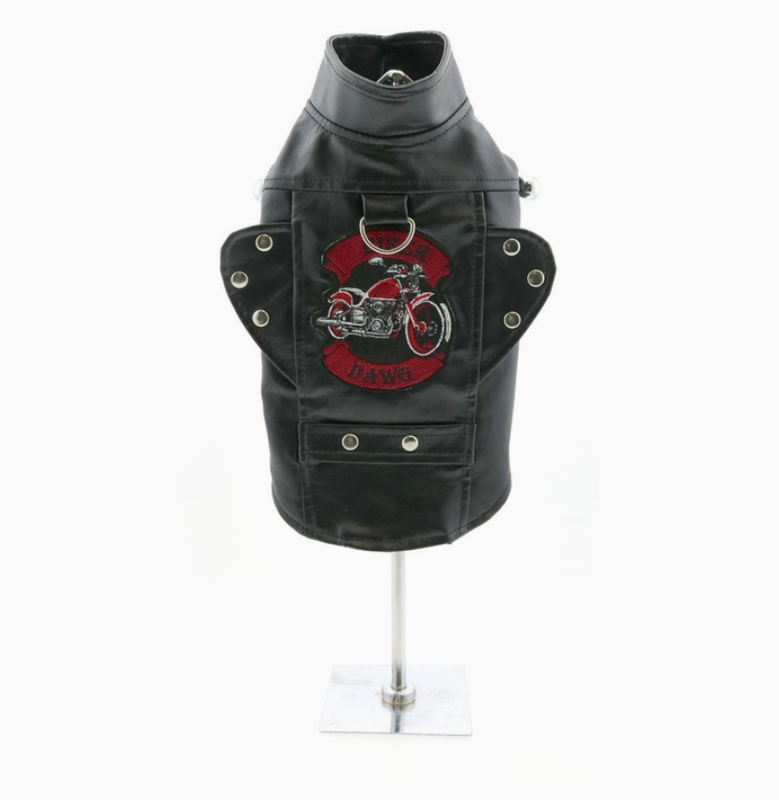 Biker Dawg Dog Vest
