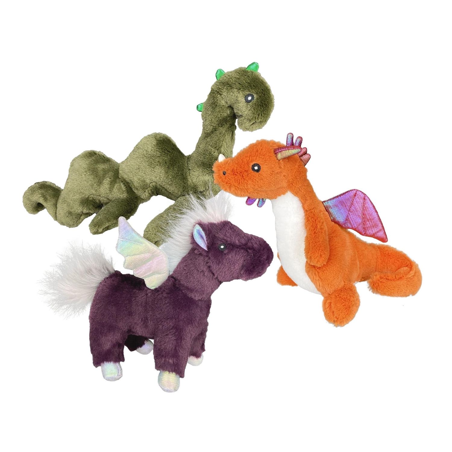 Multipet Mythical Creatures Plush Dog Toy, Assorted