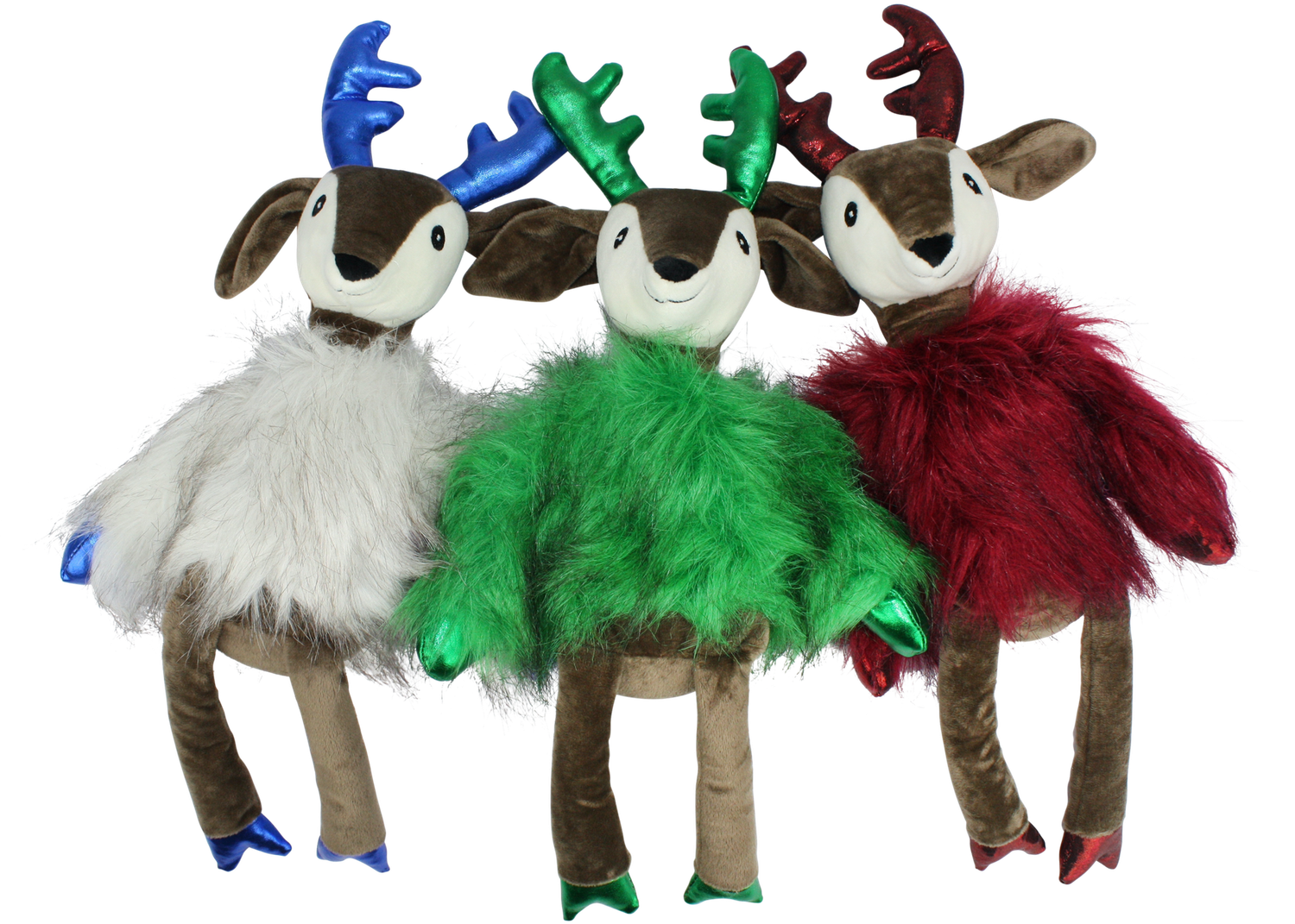 MultiPet Dapper Deer Plush Dog Toy, Large