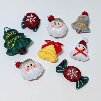 Holiday Mini Plush Cat Toy, 2pak