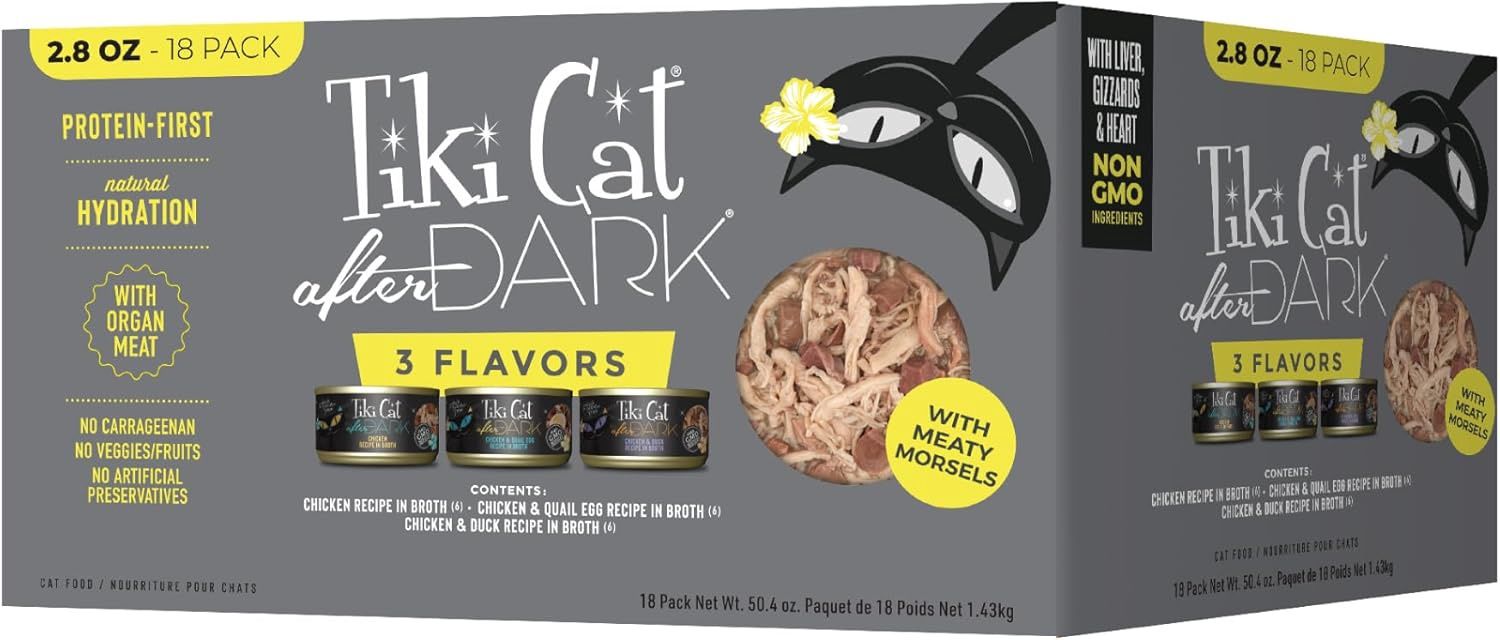 Tiki Cat After Dark Whole Food Variety Pack (18) 2.8oz Cans