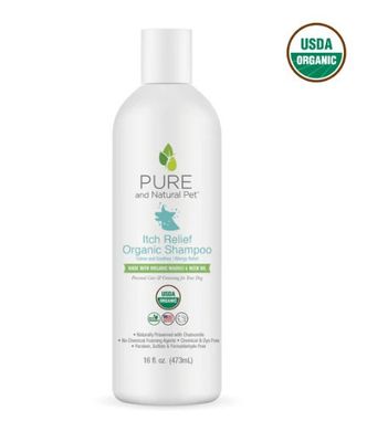 Pure &amp; Natural Itch Relief Dog Shampoo with Niauouli &amp; Neem Oil, 16oz