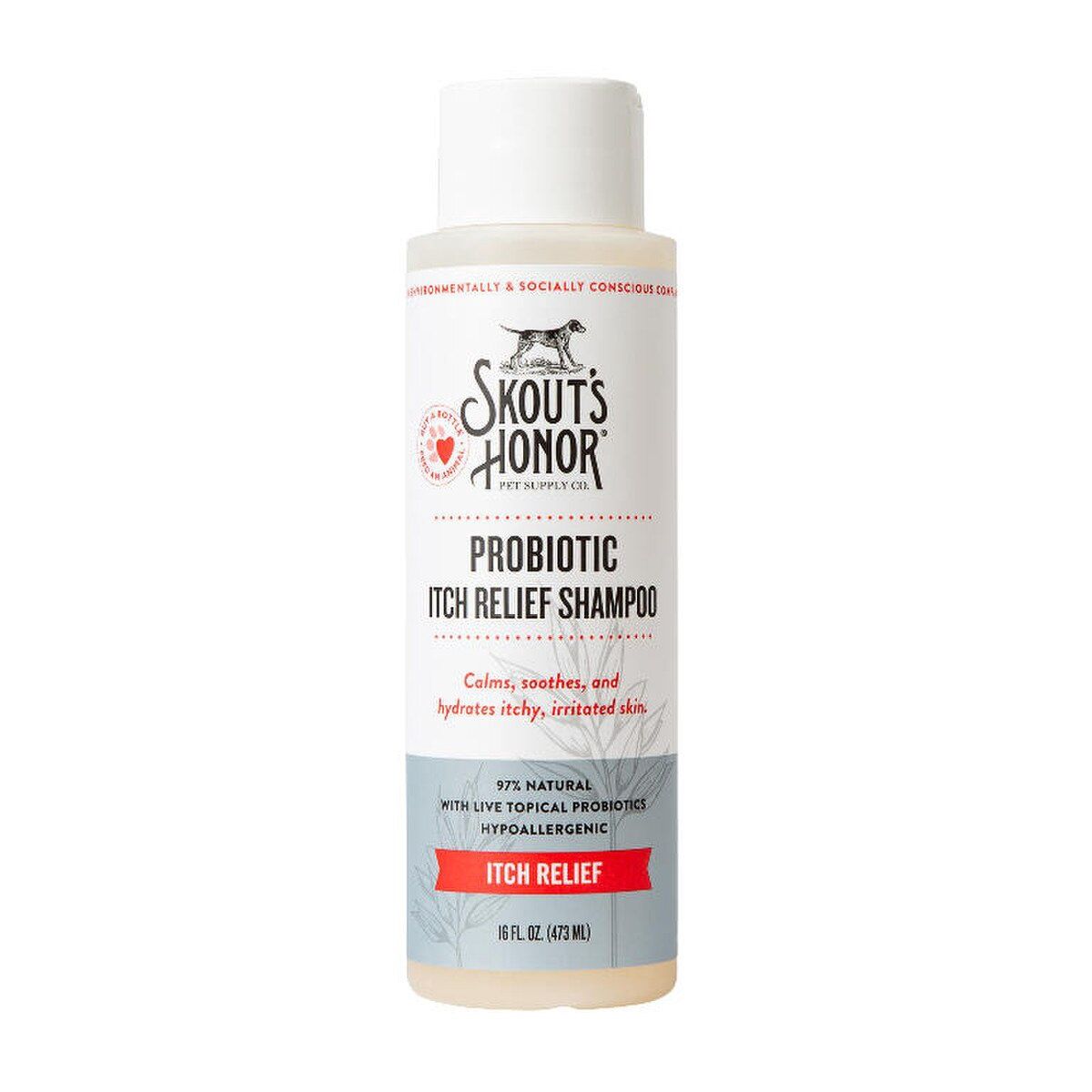 Skout&#39;s Honor Probiotic Itch Relief Shampoo, 16oz