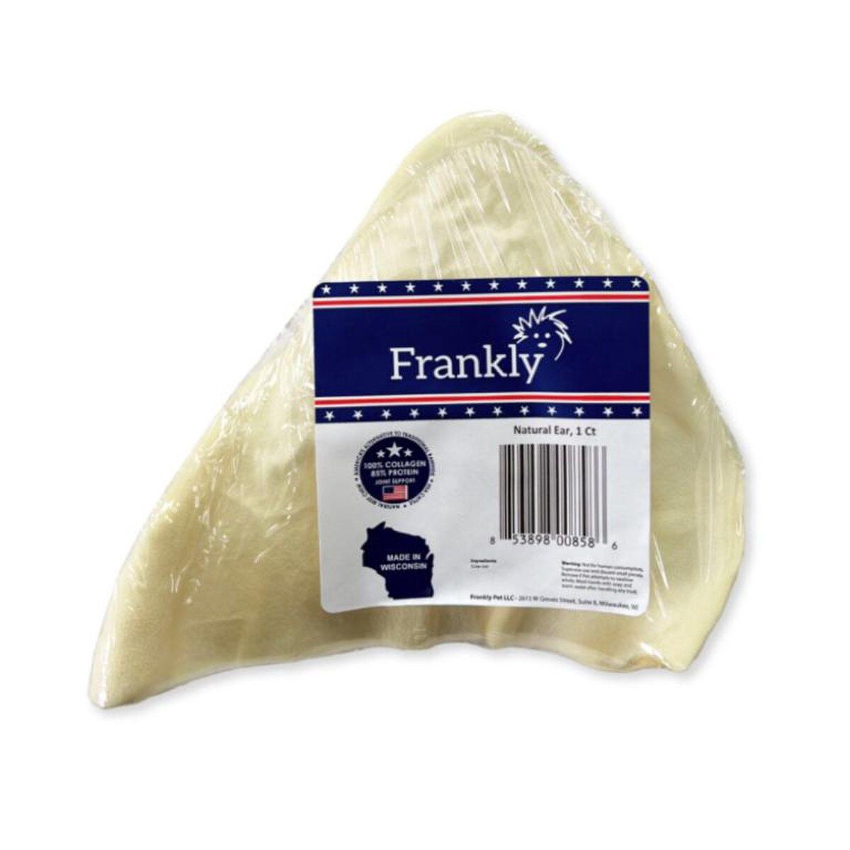 Frankly Pet 3&quot; Cow Ear