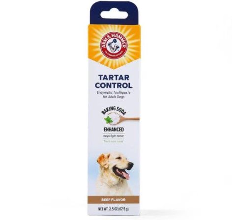 Arm &amp; Hammer Tartar Control Enzymatic Toothpaste for Dogs, Beef Flavor