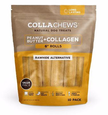 Collachews 5in Stick Peanut Butter Collagen Dog Treat