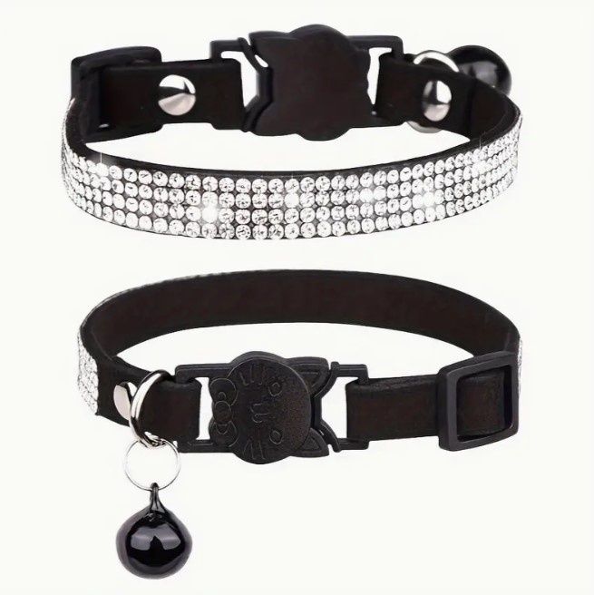 Rhinestone Breakaway Cat Collar