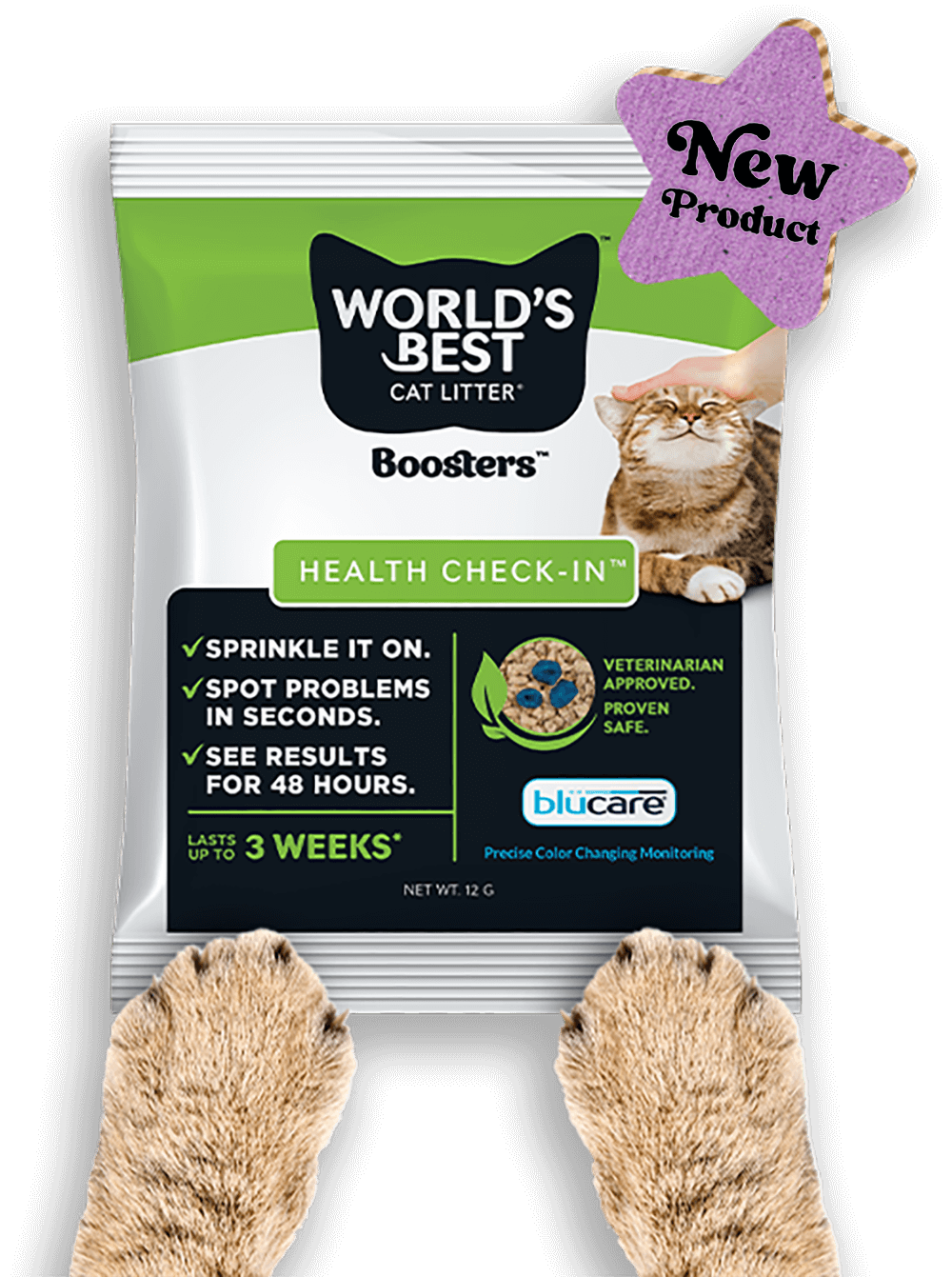 World&#39;s Best Cat Litter Booster, Health Check-In Additive, Quantity: 1 Bag