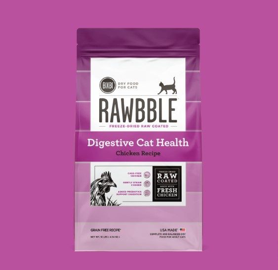 Bixbi Rawbble Cat Digestive Health Chicken Dry Kibble Food