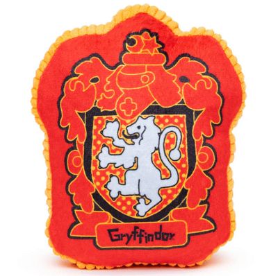Gryffindor Lion Crest Plush Dog Toy with Squeaky 6in