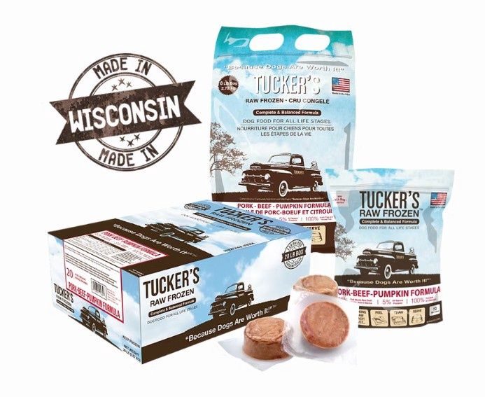 Tucker&#39;s Dog Raw Frozen Recipes, Protein: Beef &amp; Pumpkin, Size: 3lb Bag