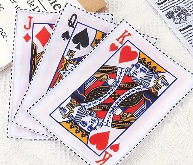 Deck of Cards Cat Play Mat with Crinkle, No Catnip