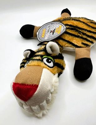 Ruffian Flat Cats 2-in-1 Plush Dog Toys