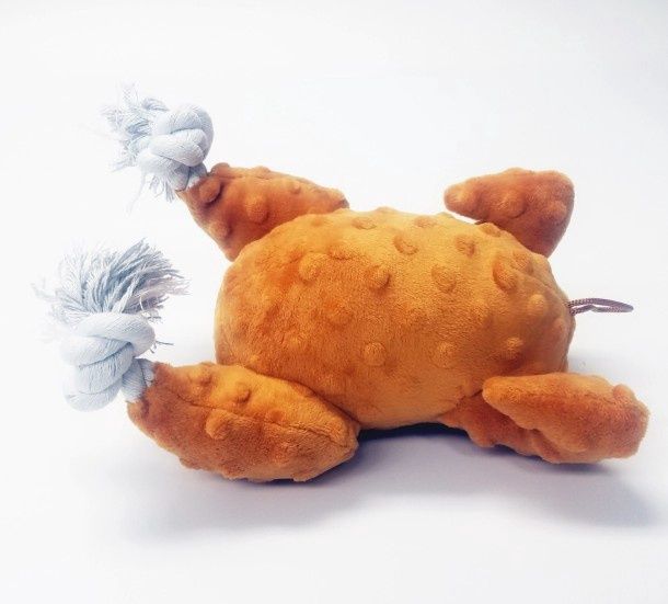 Turkey for Dinner Plush Dog Toy
