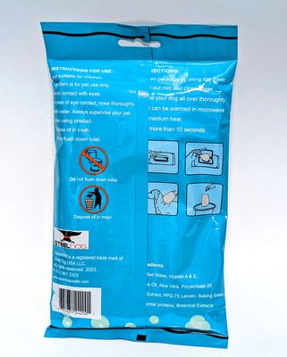 Groom Mitt Pet Wipe Cloths, Citrus, 10pak