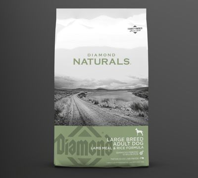 Diamond Naturals Large Breed Lamb &amp; Rice Formula Dry Dog Food, 40lb Bag
