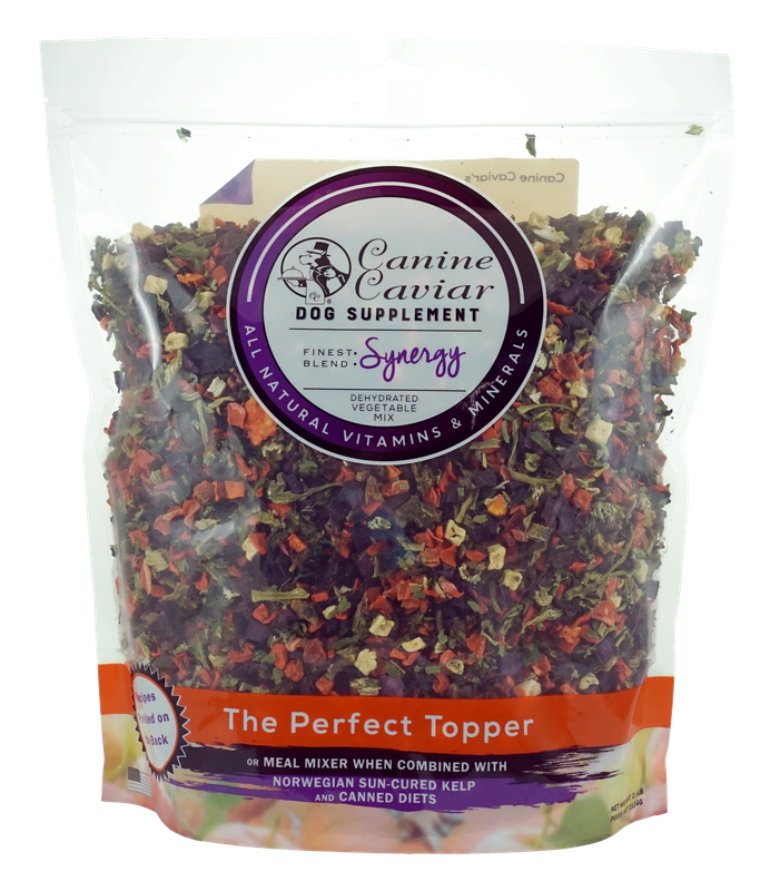 Canine Caviar Synergy Dehydrated Vegetable Mix Food Topper