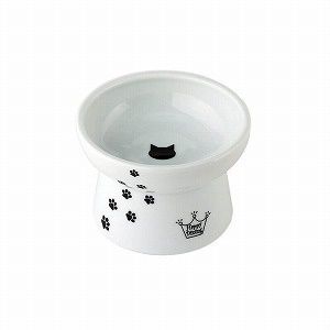 Necoichi Raised Cat Food Bowl Cat, Color: Classic Black