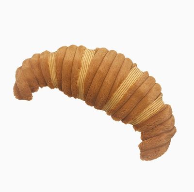 15&quot; Croissant Plush Squeaky Medium Dog Toy