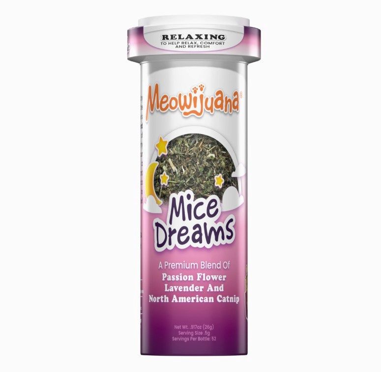 Meowijuana Mice Dreams - Passion Flower, Lavender and Catnip Blend