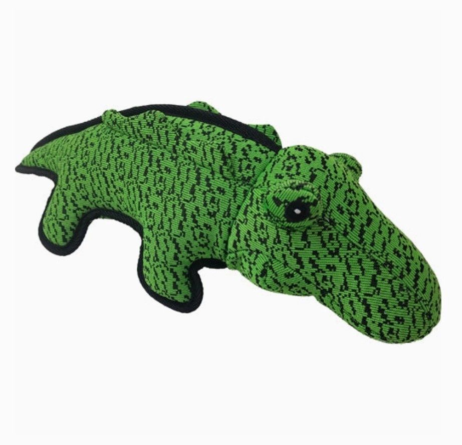 13&quot; Farmhouse Crocodile Plush Medium Dog Toy