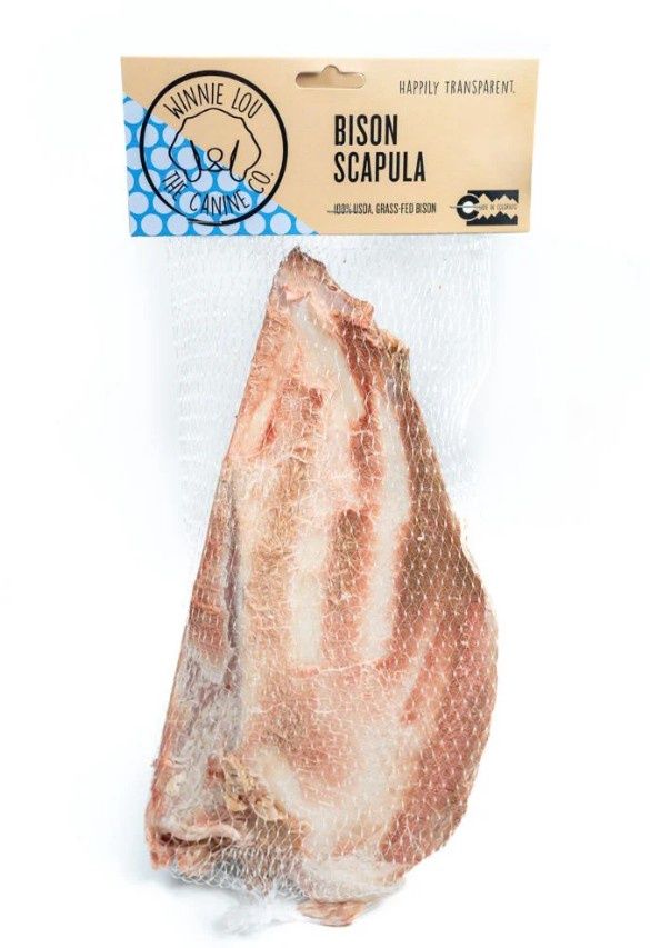 Bison Scapula Freeze-Dried Dog Chew Treat, Quantity: Each