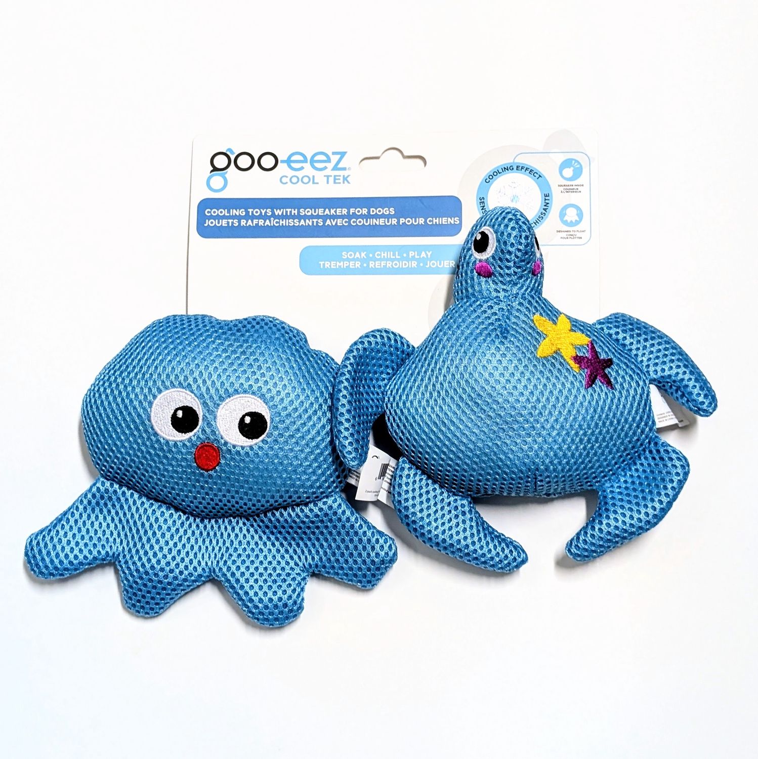 Gooeez CoolTech Cooling Dog Toy 2pak