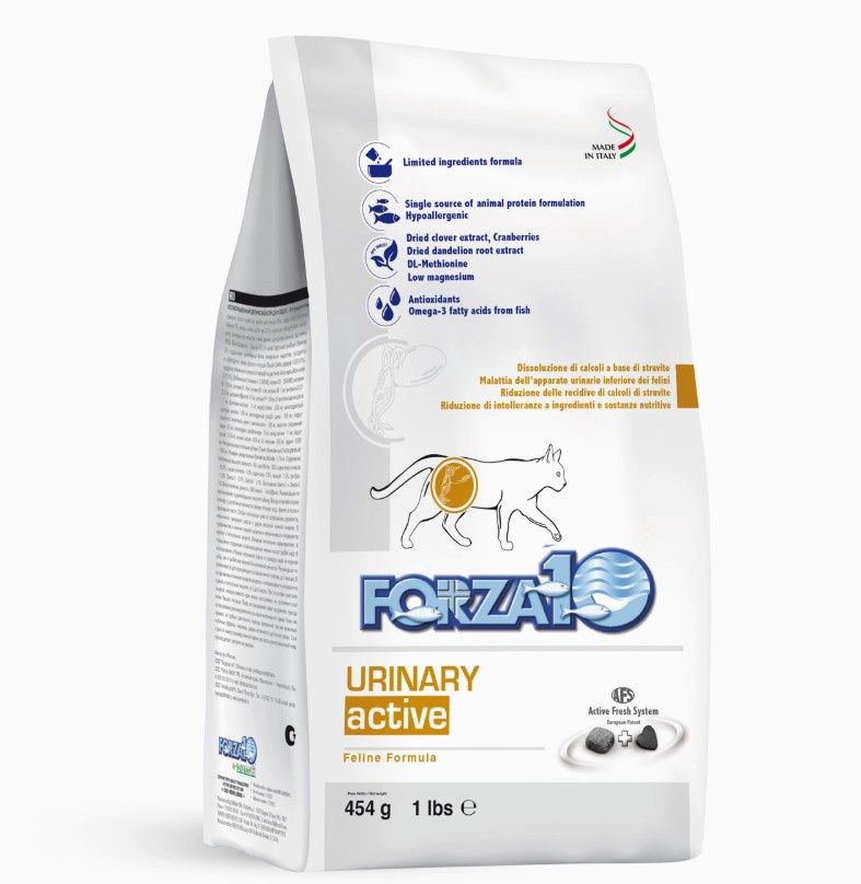 Forza10 Cat Active Urinary Dry Food 4lb Bag