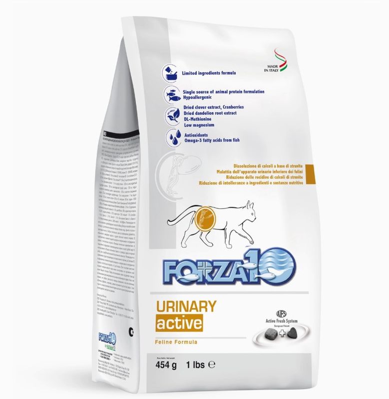 Forza10 Cat Active Urinary Dry Food 4lb Bag