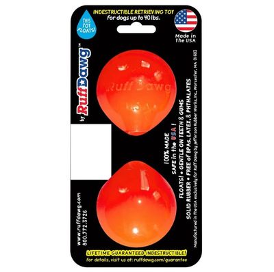 RuffDawg Big Dawg Dumbbell Rubber Dog Retrieving Toy