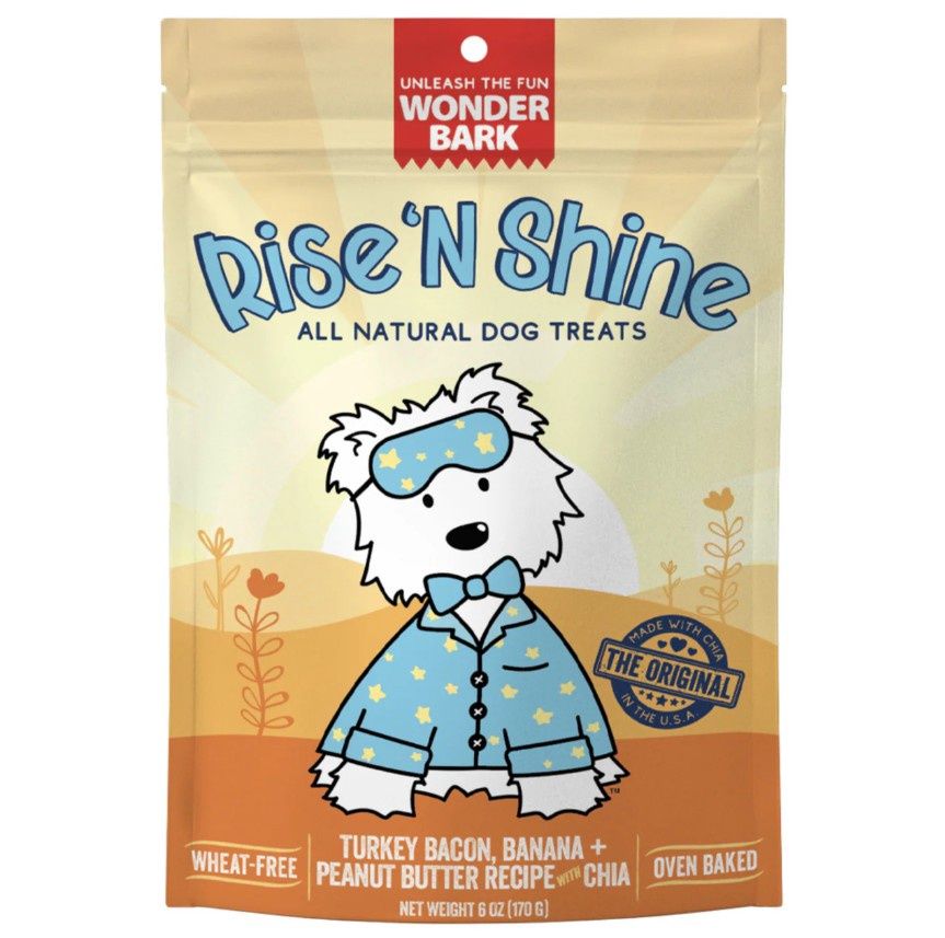 Wonderbark Everyday&#39;s Rise &#39;n Shine dog Treats 6oz bag