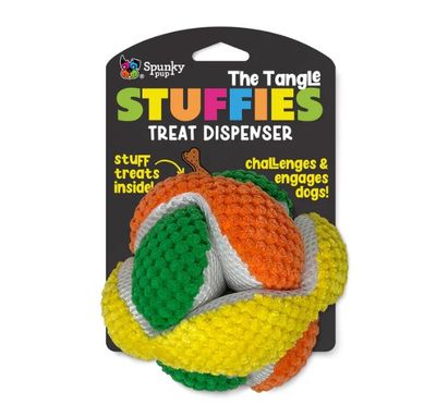 Spunky Pup Stuffies Tangle Treat Dispensing Plush Toys