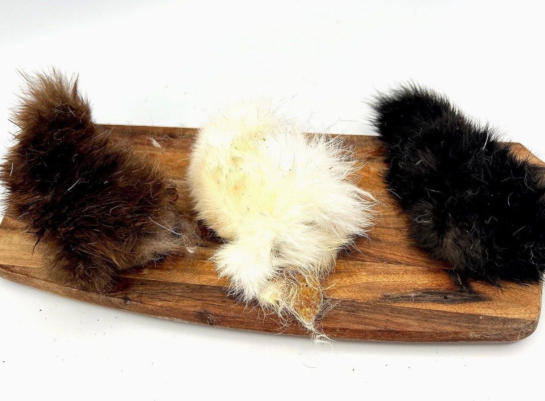 What the Raw Rabbit Puff (Tail) Pet Treat Chew