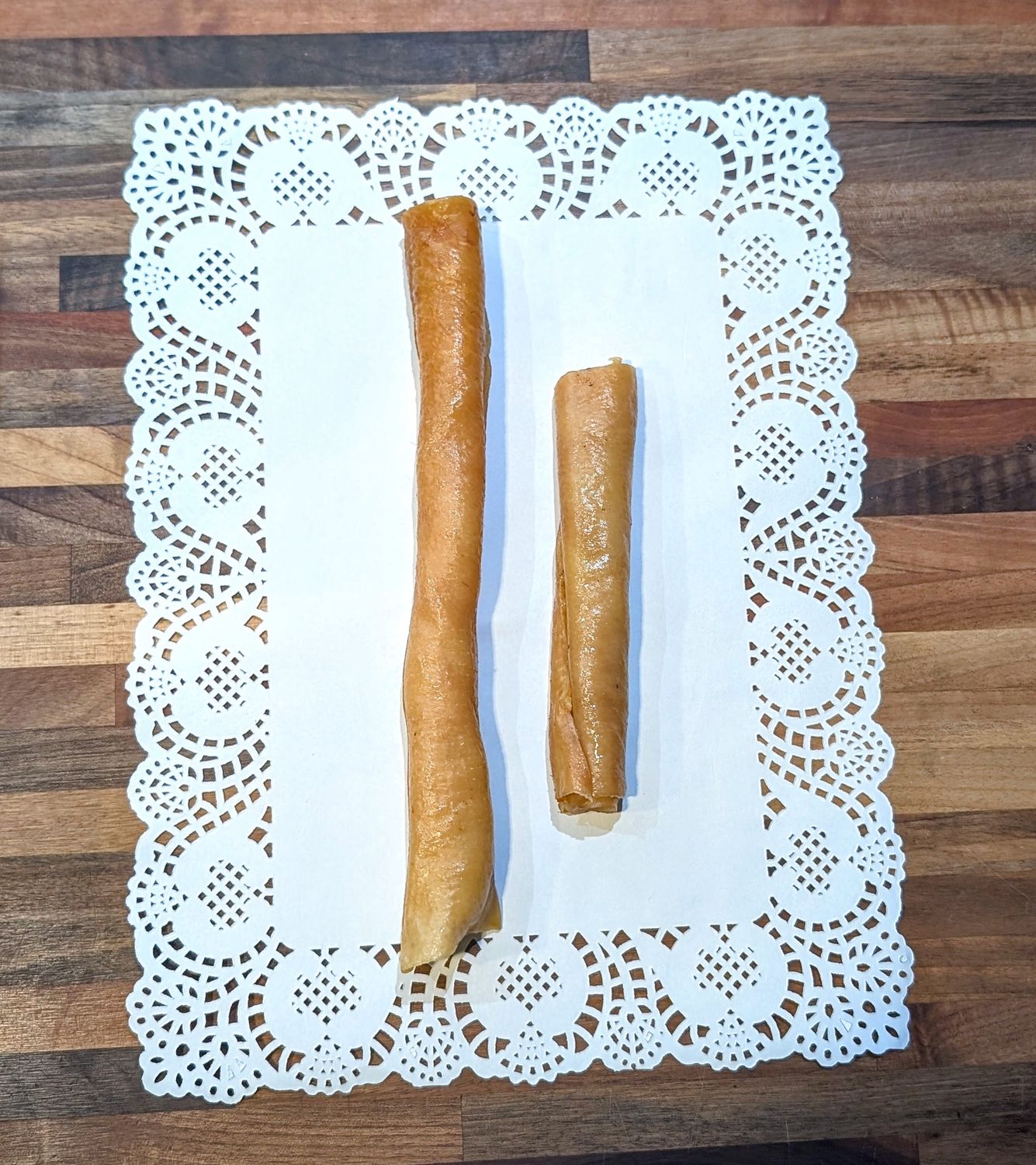 What the Raw Pork Roll Pet Treat Chew