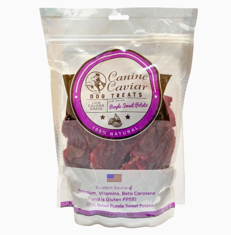 Canine Caviar Purple Sweet Potato Chew Dog Treats