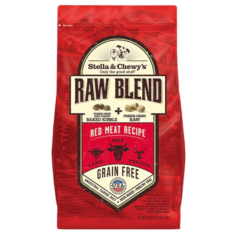 Stella &amp; Chewy Raw Blend Red Meat Grain Free Kibble