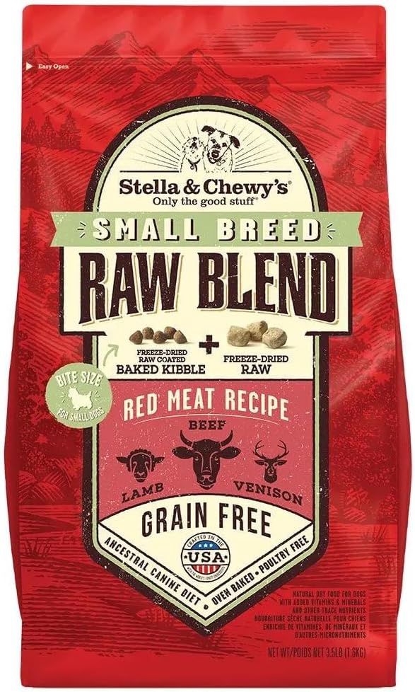 Stella &amp; Chewy Raw Blend Red Meat Small Breed Grain Free Kibble