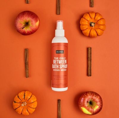 Natural Rapport The Only Between The Bath Spray Dog Needs, Apple &amp; Pumpkin Dog Cologne