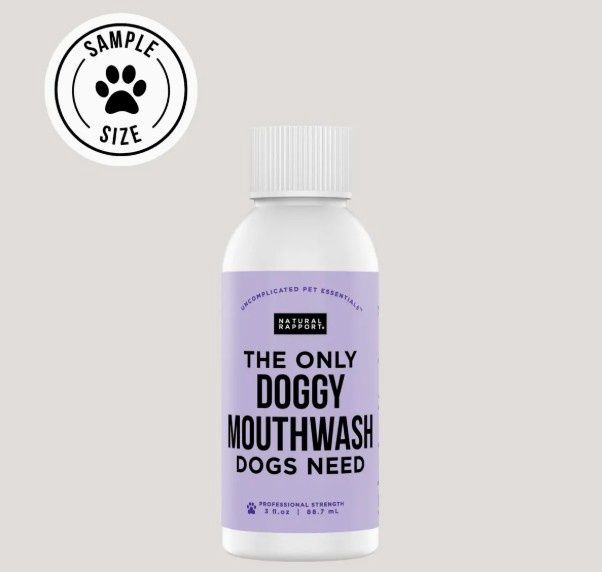 Natural Rapport The Only Doggie Mouthwash Dogs Need, Size: 3oz Bottle