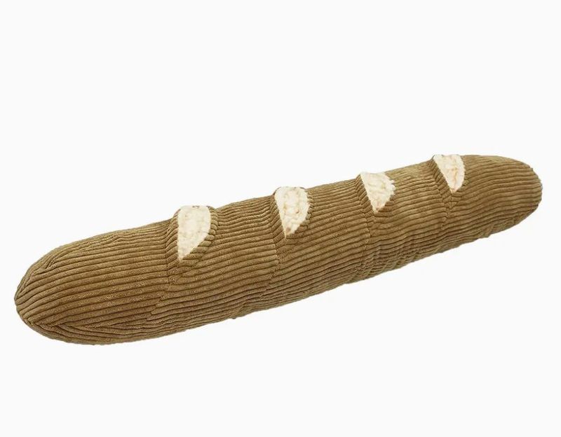 27&quot; Baguette Plush Squeaky Large Dog Toy