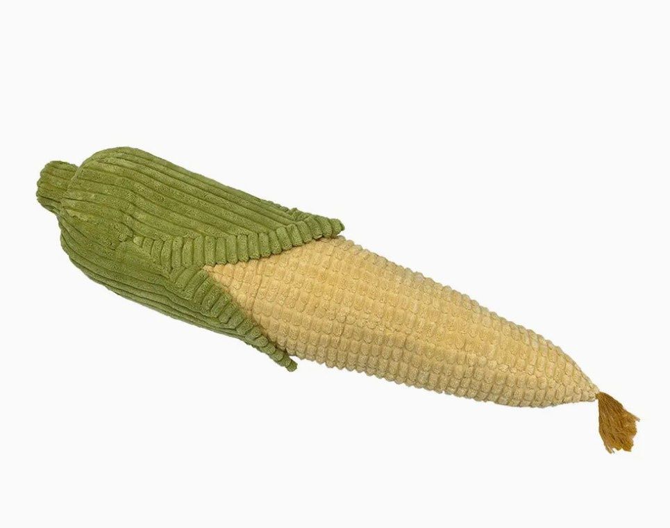 29&quot; Corn on the Cob Plush Squeaky Large Dog Toy
