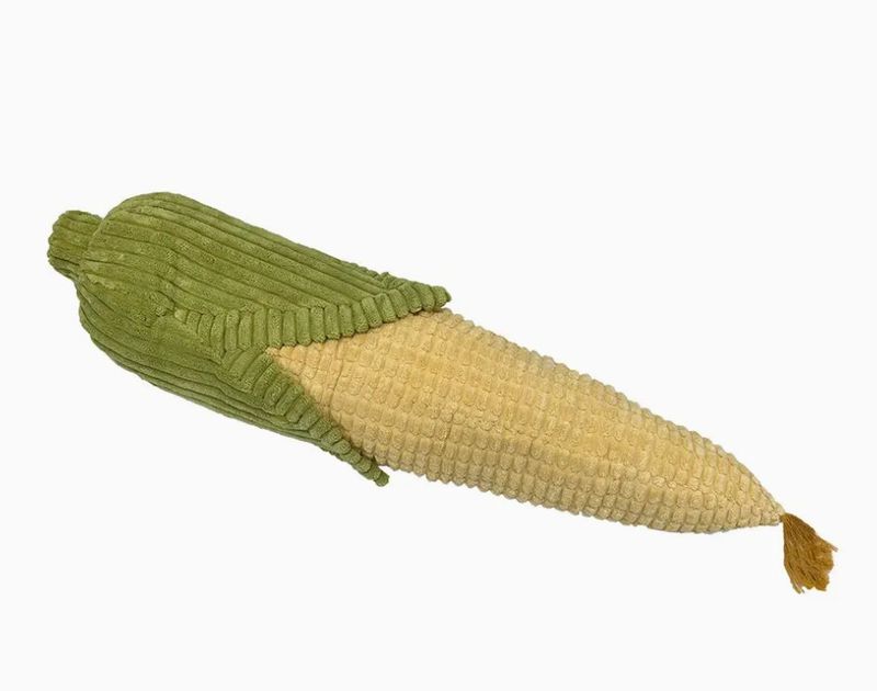 29&quot; Corn on the Cob Plush Squeaky Large Dog Toy