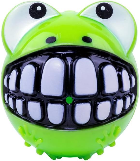 Kong Grinz Frog Ball Dog Toy Large