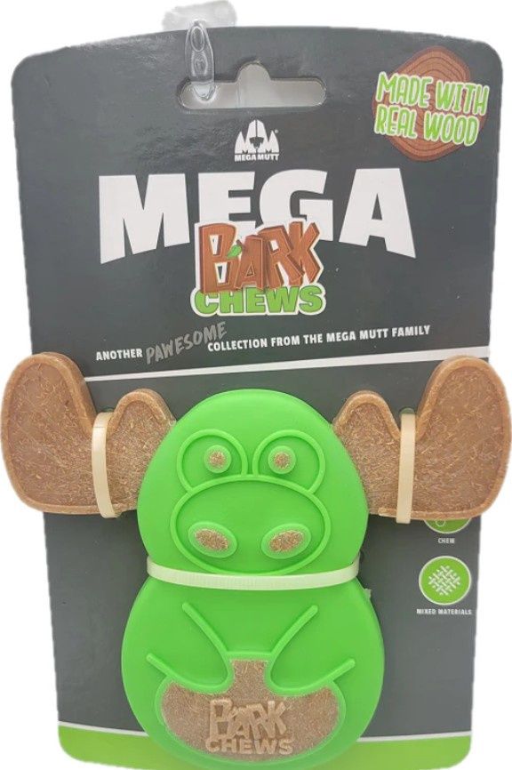 MegaMutt Bark Chew, Moose Dog Chew Toy