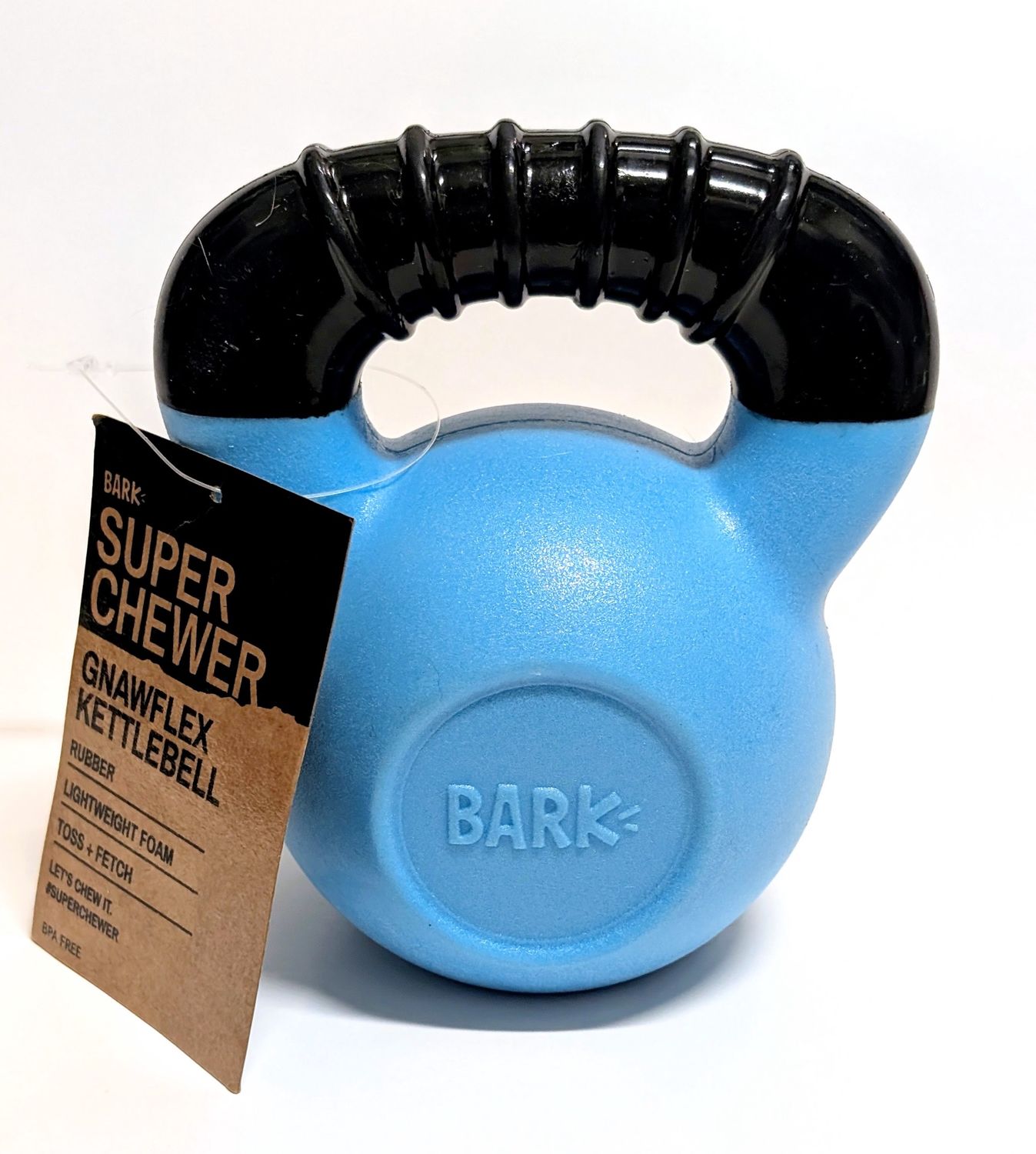 Bark Gnawflex Kettlebell Foam Dog Toy, Small/Medium