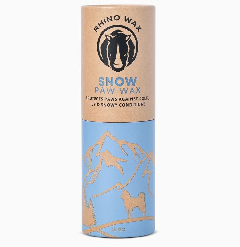 Rhino Wax Dog Paw Protection Snow Wax, 2oz Tube