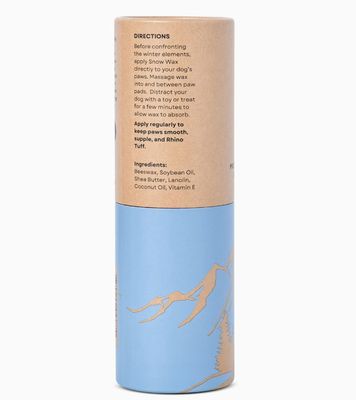 Rhino Wax Dog Paw Protection Snow Wax, 2oz Tube