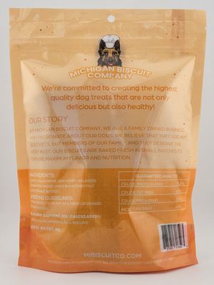 Michigan Biscuit Co. Crunchy Pumpkin Spice Dog Treats 8oz bag