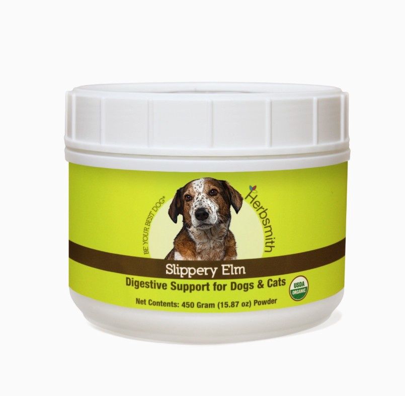 Herbsmith Organic SLIPPERY ELM Digestive, Constipation and Diarrhea Relief for Dogs and Cats, 450g