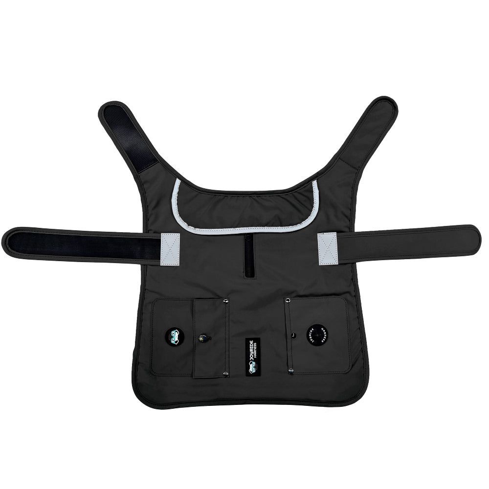 Joyride Frostflex Winter Dog Jacket, Color: Onyx Black, Size: Small